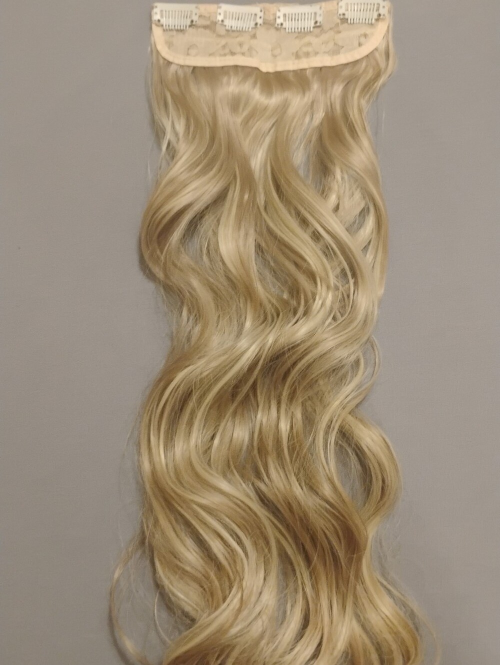Synthetic Hair Extension Honey Blonde 18' Clip In
